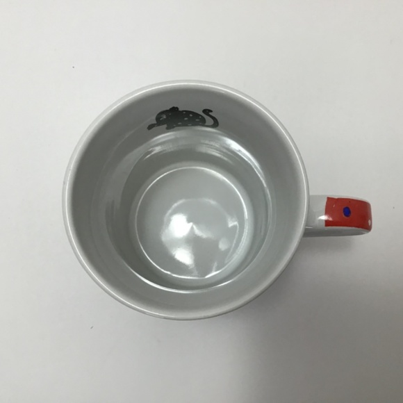 Vintage Whimsical Cat with Fishes Gryphonware Mug - Picture 5 of 8